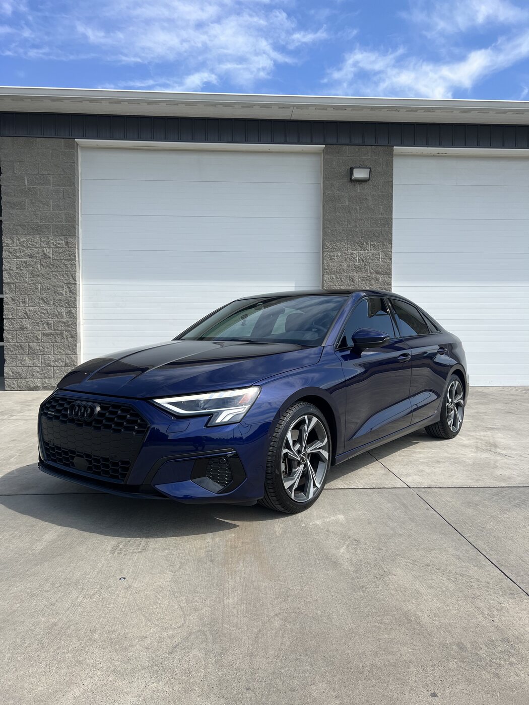 Ceramic-coated Audi sedan detailed by Refined Rides in Yakima, WA