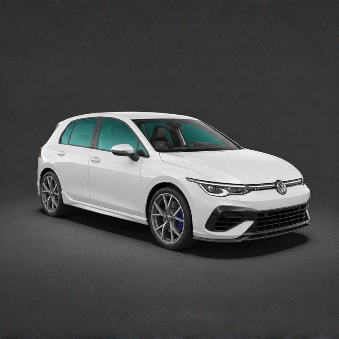 Volkswagen Golf R with all side windows and rear glass tinted