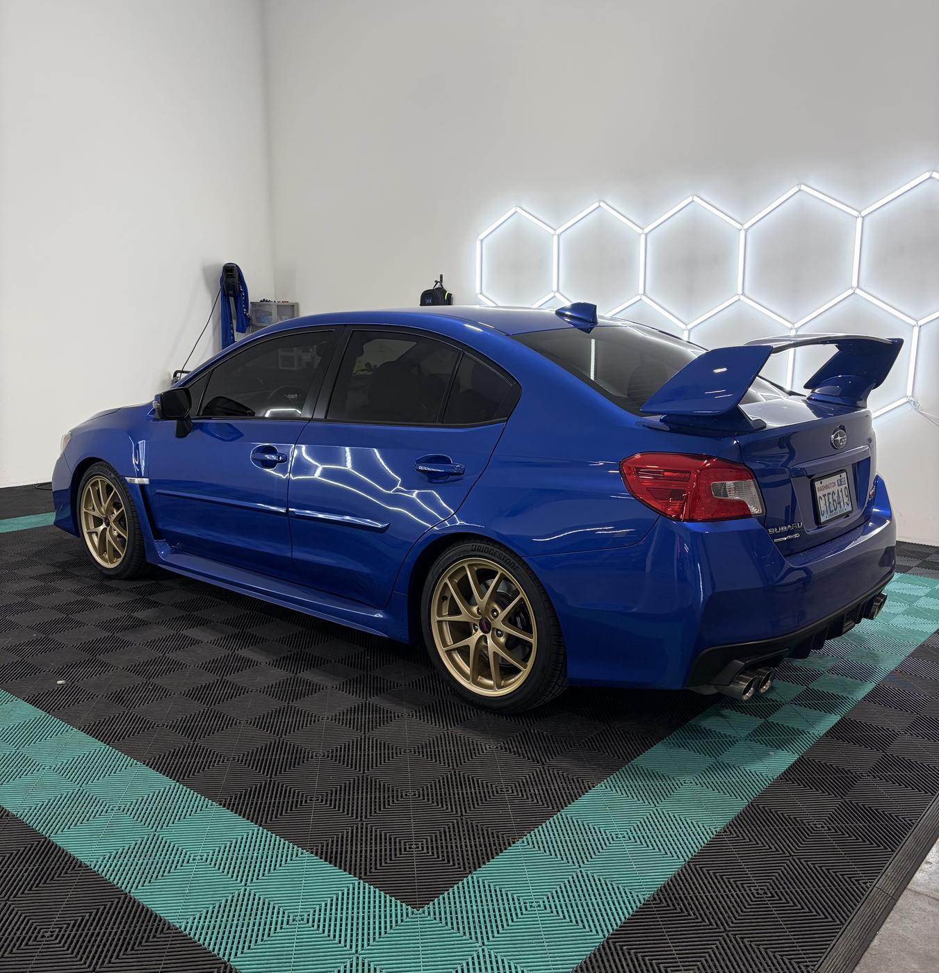 Subaru with professional window tint by Refined Rides